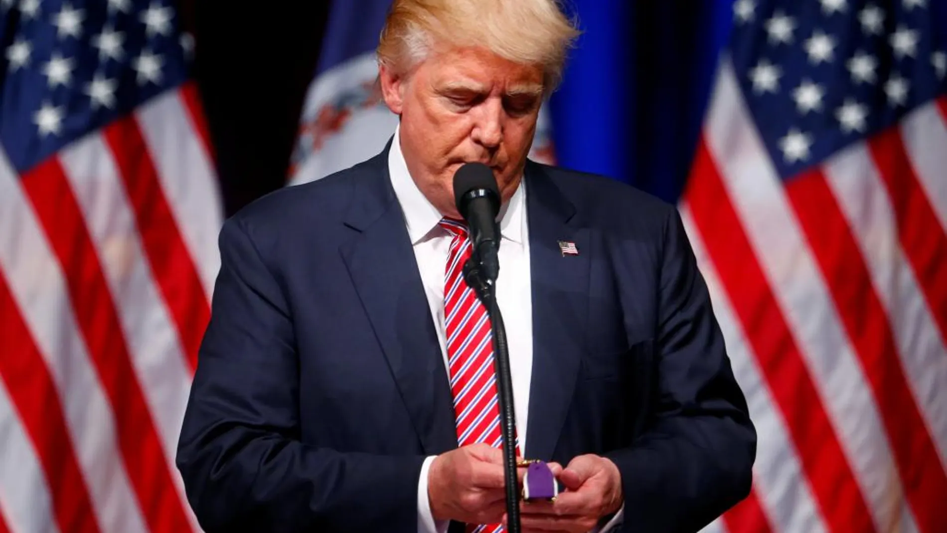 El multimillonario neoyorquino Donald Trump
