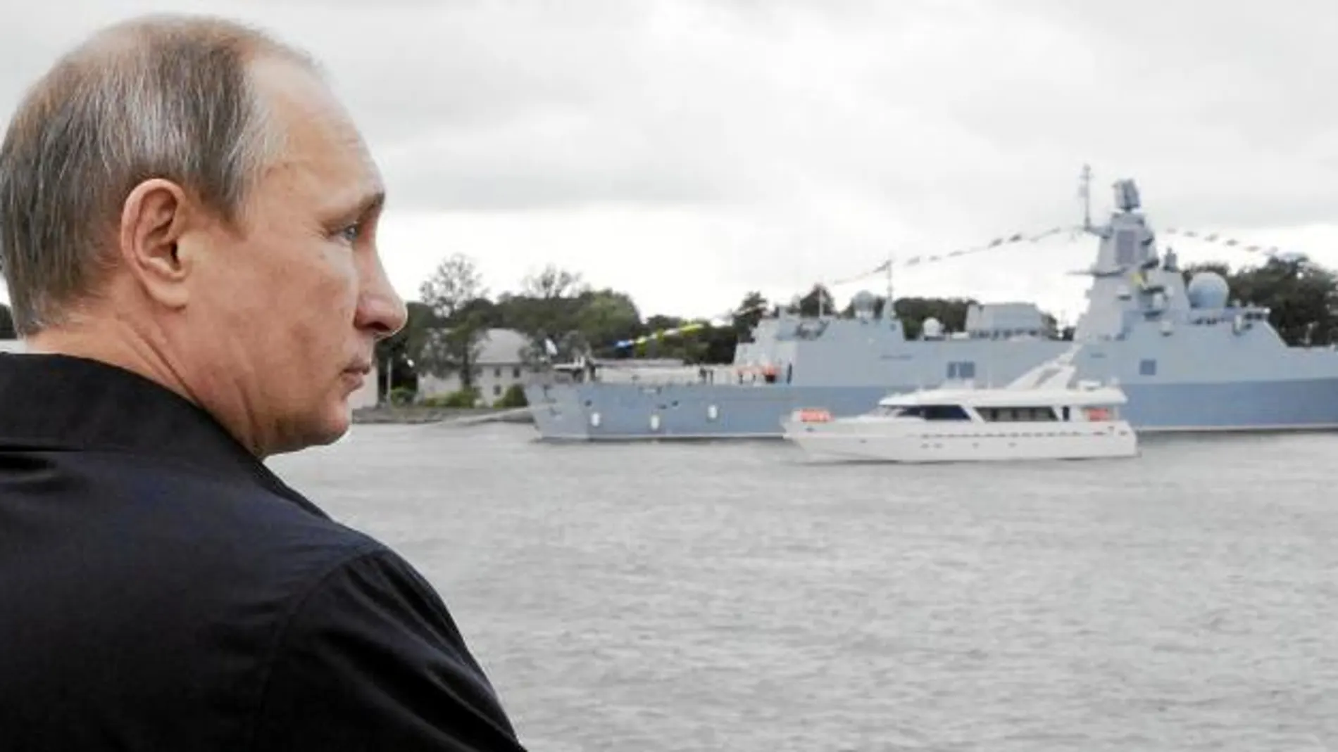 Vladimir Putin en las celebraciones del Día de la Armada en Baltiysk (Kaliningrado) el pasado mes de julio