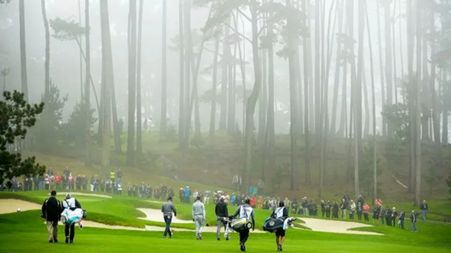 Jordan Spieth, en la niebla de Pebble Beach