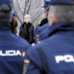 La presidenta de la Comunidad de Madrid, Cristina Cifuentes, acudió ayer a la presentación del nuevo director general de la Policía