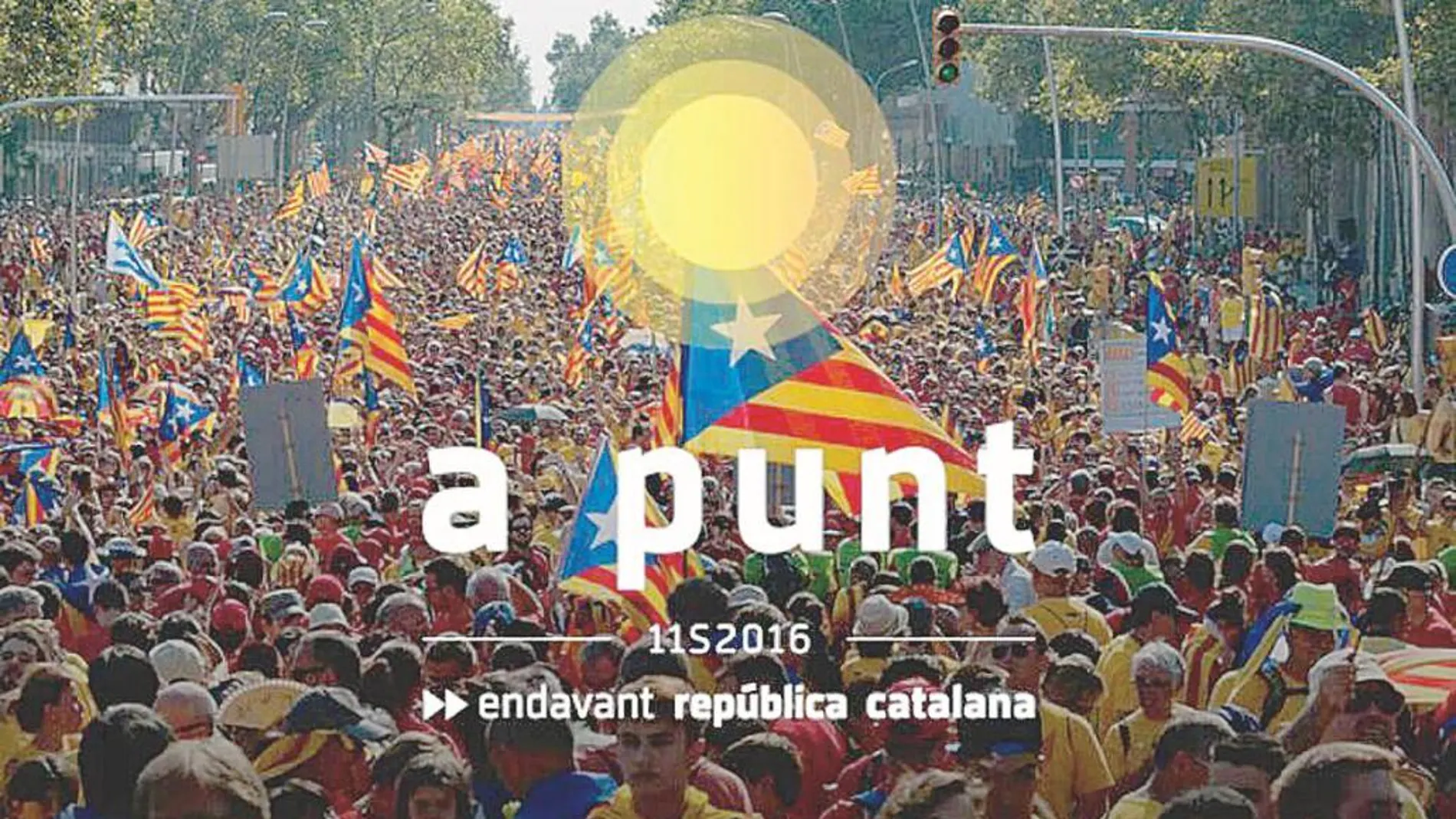 El anagrama elegido para la nueva Radio Televisión Valenciana coincide con el de los separatistas para la República Catalana