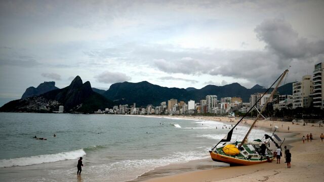 Tormenta en Río de Janeiro