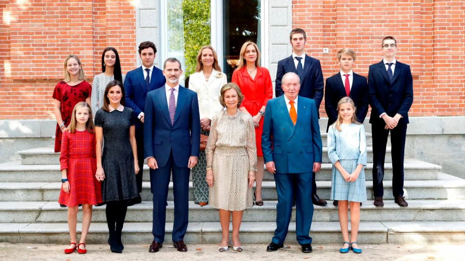 La Familia Real ha posado para los medios para celebrar el cumpleaños de Doña Sofía/Foto: Efe