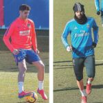 Morata y Benzemá / Efe