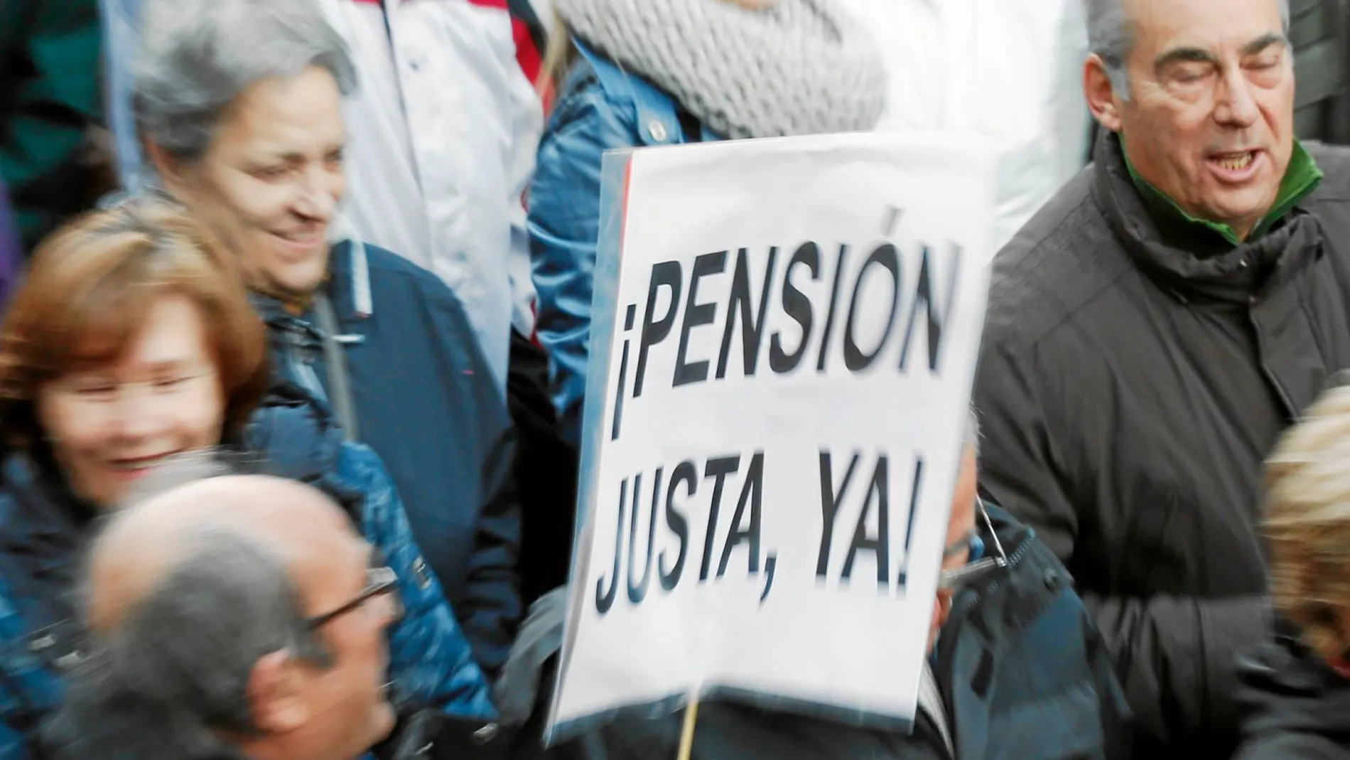 Los pensionistas se han movilizado en repetidas ocasiones en los últimos tiempos para reclamar mejores prestaciones / Foto: Jesús G. Feria