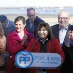 Bonig presentó ayer la candidatura «popular» en La Muntanyeta dels Sants de la Pedra, de Sueca