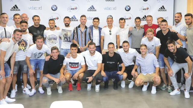 Ramos, Busquets, Koke, Sergi Roberto, Joaquín... casi todos los capitanes de Primera estuvieron en la reunión de la AFE ayer en Madrid