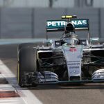 Nico Rosberg, en el circuito Yas Marina de Abu Dhabi
