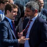 Pablo Casado y Juan José Cortés / Foto: Alberto R. Roldán