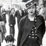Luisa Carnés, con su hijo Ramón Puyol, a mediados de los años 30