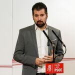 El secretario general del PSOE de Castilla y León, Luis Tudanca