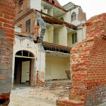 Las ruinas del Convento de Damas Apostólicas, unas obras que están paralizadas. Foto: Cipriano Pastrano