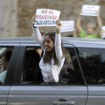 Protestas contra el trasvase en Sacedón