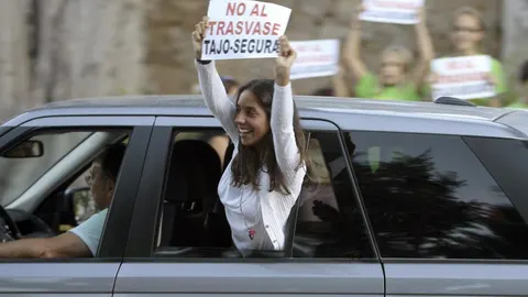 Protestas contra el trasvase en Sacedón