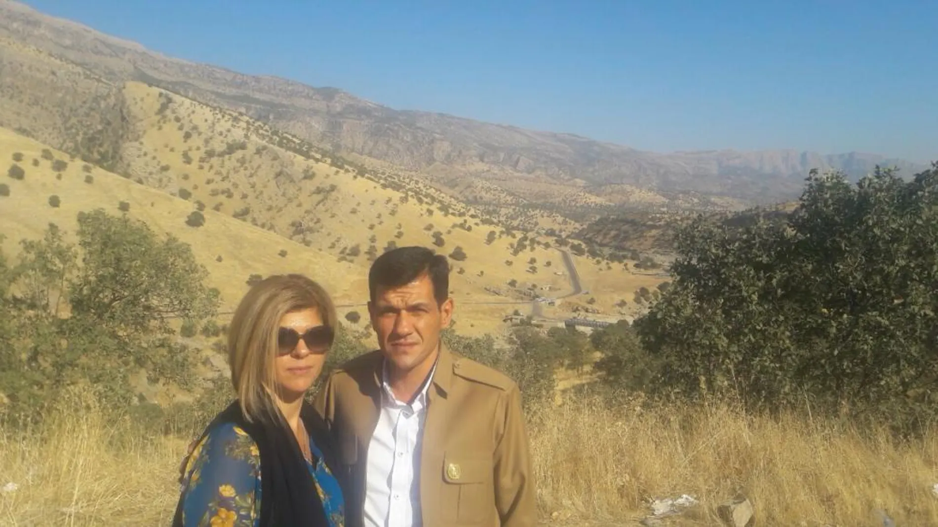 Tima Kurdi y su hermano Abdullah en Erbil, kurditán iraquí