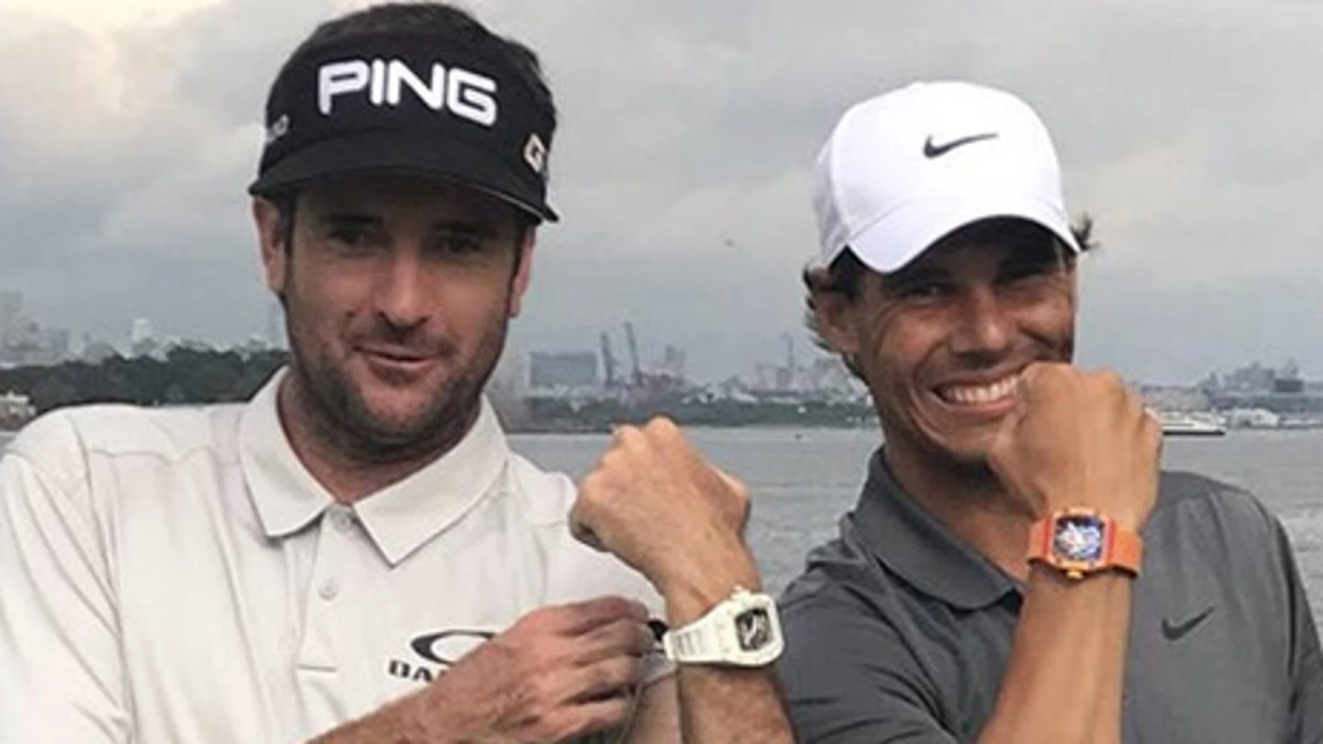 Bubba Watson y Rafa Nadal