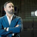 El líder de Vox, Santiago Abascal acudirá a la plaza de Colón para clamar "por la dignidad de nuestra patria"/ Foto: Luis Díaz
