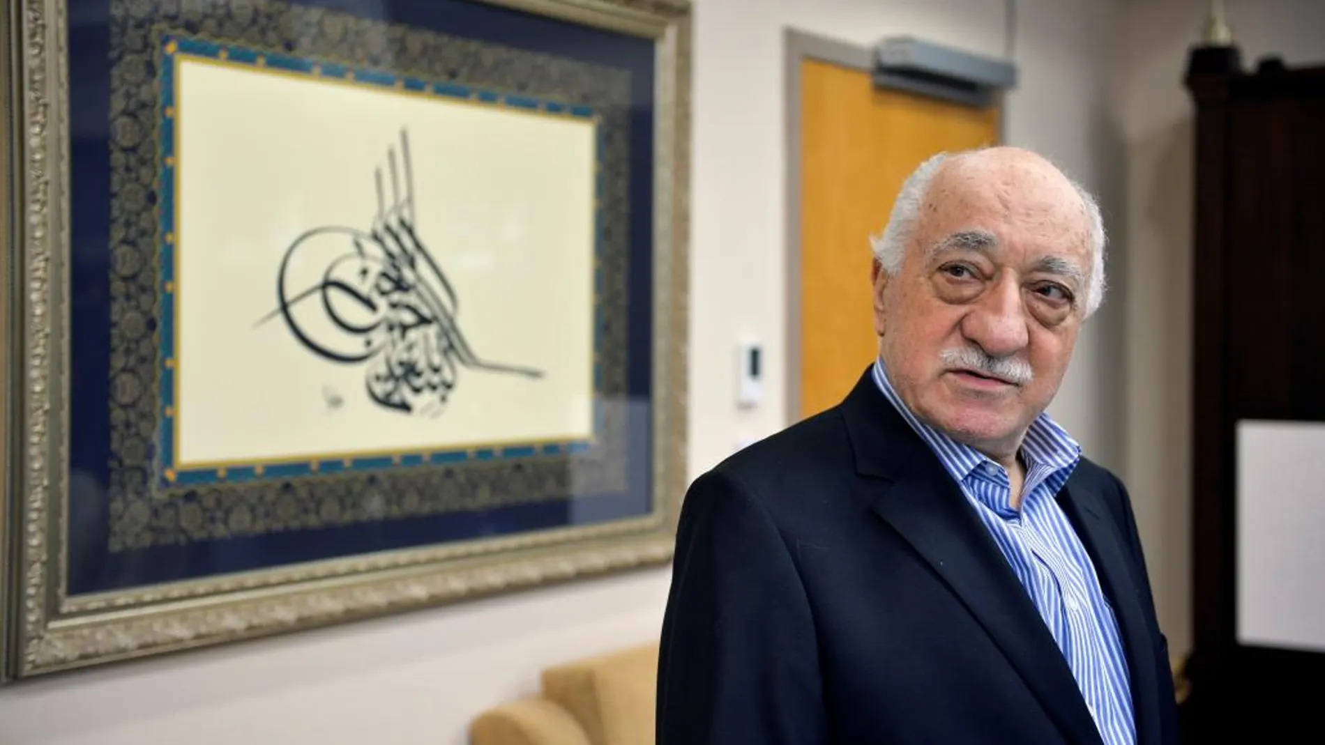 El imán Fetulah Gülen, en su casa de Pensilvania, en Estados Unidos, donde vive autoexiliado desde 1999