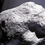 Una recreación de la NASA del asteroide 2013TX68 que se acercará en marzo a la Tierra.