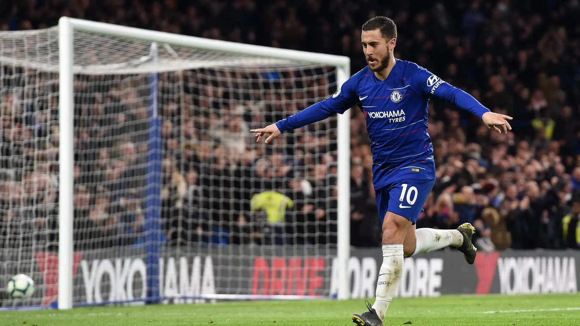 Hazard, con el Chelsea