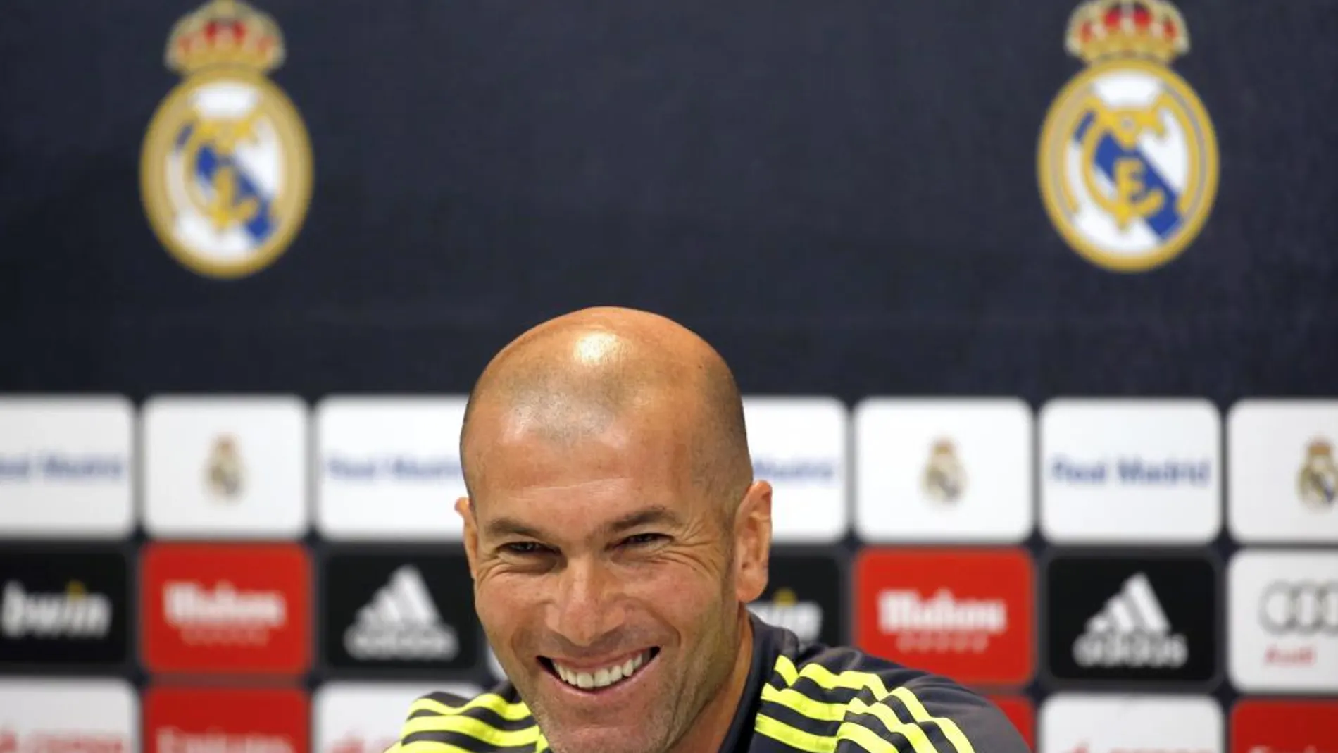 El entrenador del Real Madrid, el francés Zinedine Zidane