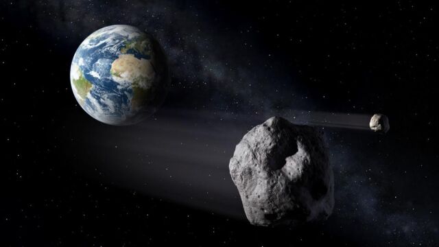 Un asteroide cerca de la tierra