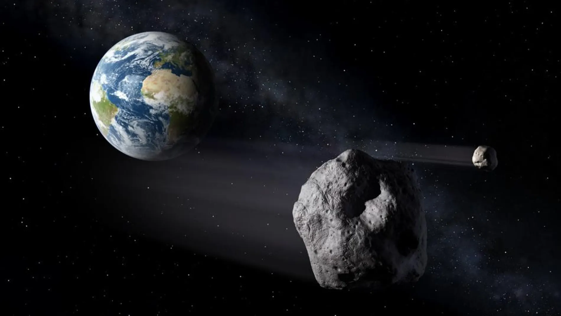 Un asteroide cerca de la tierra