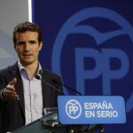 El vicesecretario de Comunicación del Partido Popular, Pablo Casado