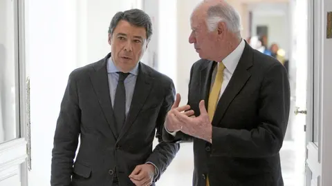 Ignacio González y Michael Leven durante su último encuentro