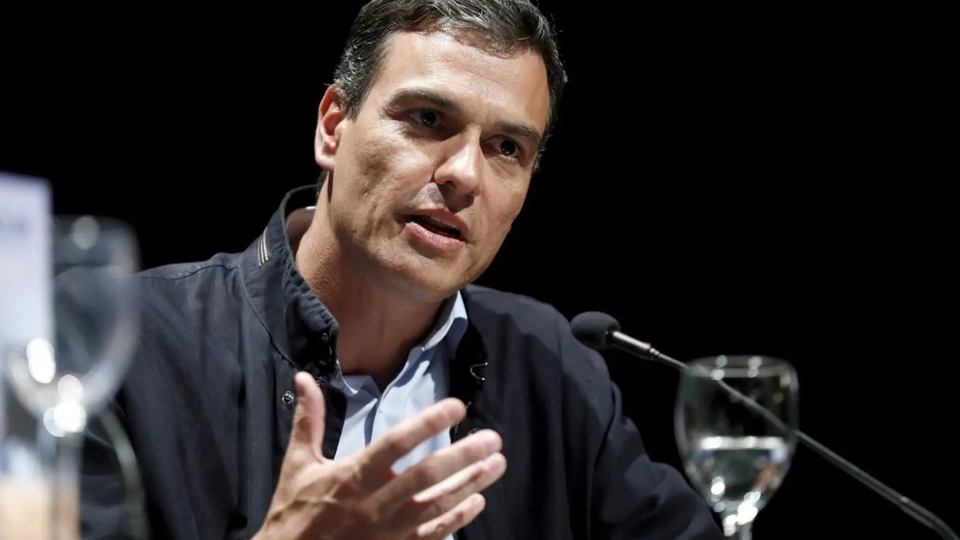 El exsecretario general del PSOE y precandidato a las primarias del partido, Pedro Sánchez