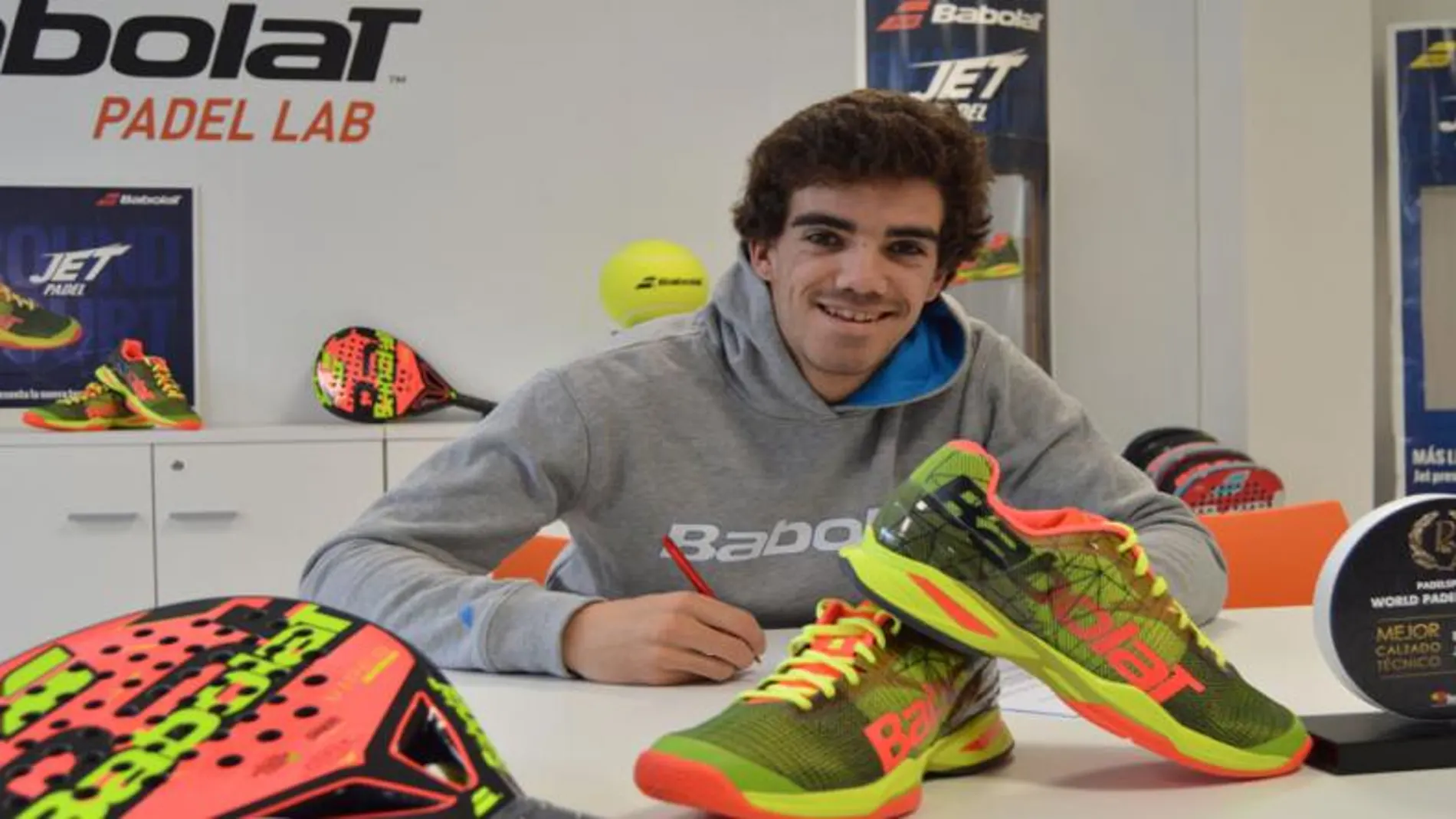 Juan Lebrón declaraciones firma Babolat
