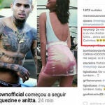 Neymar y Chris Brown se enzarzan en Instagram por la novia del futbolista