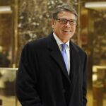 Rick Perry tras la reunión con Donald Trump, hoy martes