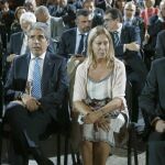 El presidente de la Genaralitat, Artur Mas, y la vicepresidenta del gobierno Meus Monte, presidieron el acto institucional de celebración de la Diada Nacional
