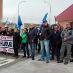 Funcionarios de prisiones de Soria se manifiestan para exigir al Gobierno mejores condiciones laborales