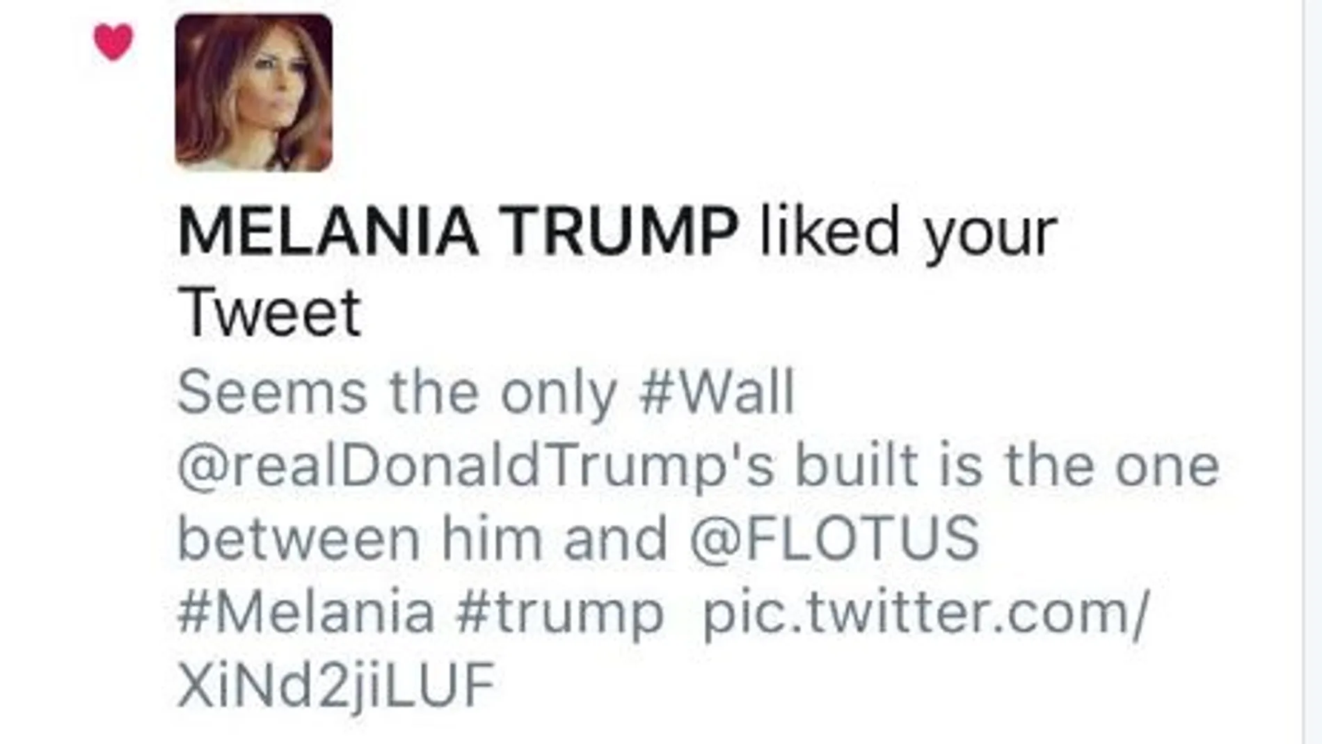 El «like» de Melania Trump que pone en evidencia su relación matrimonial