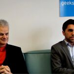 Rodrigo Silva Ramos y Ángel Sánchez, cofundadores de Geeksme.