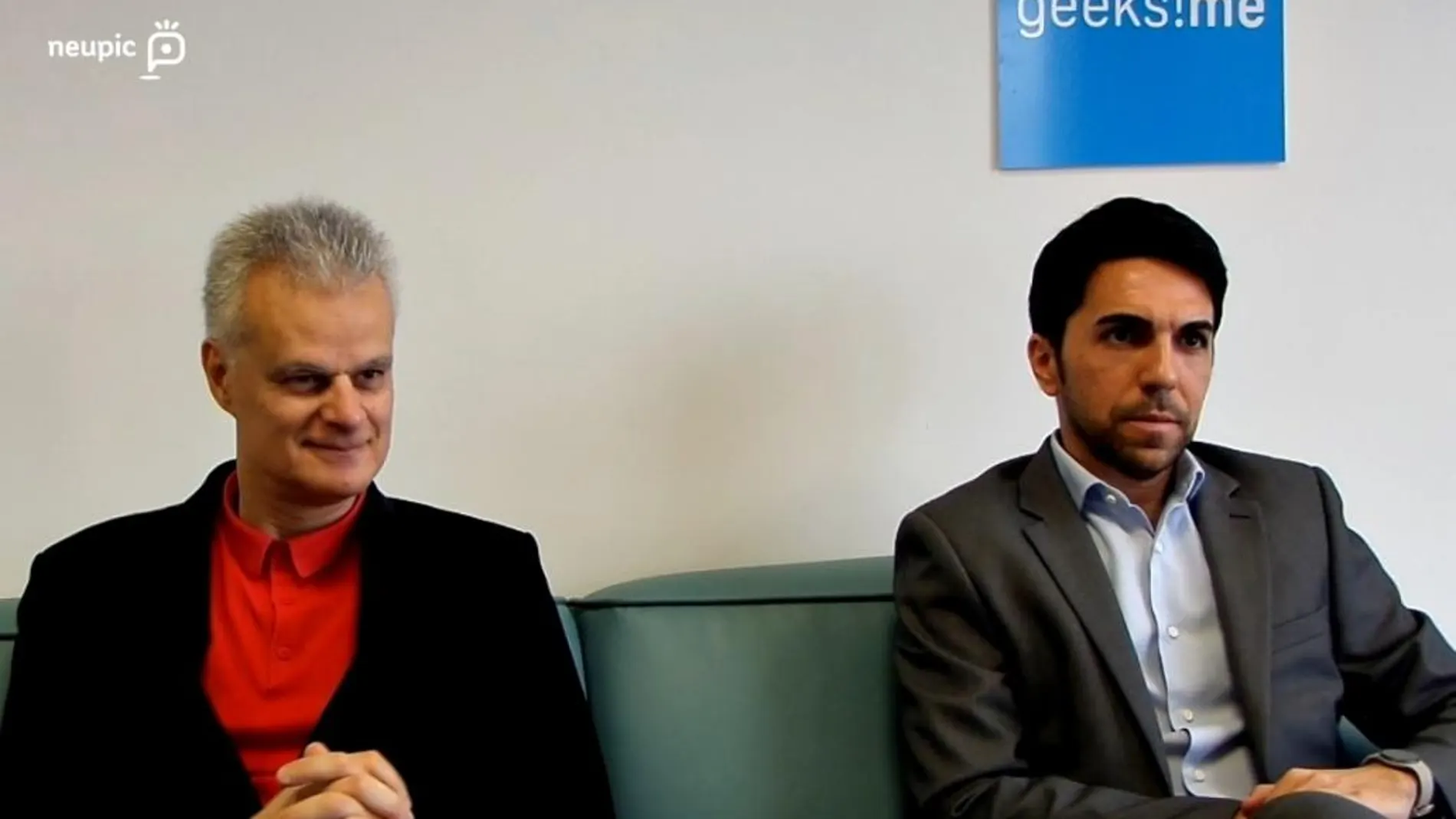 Rodrigo Silva Ramos y Ángel Sánchez, cofundadores de Geeksme.