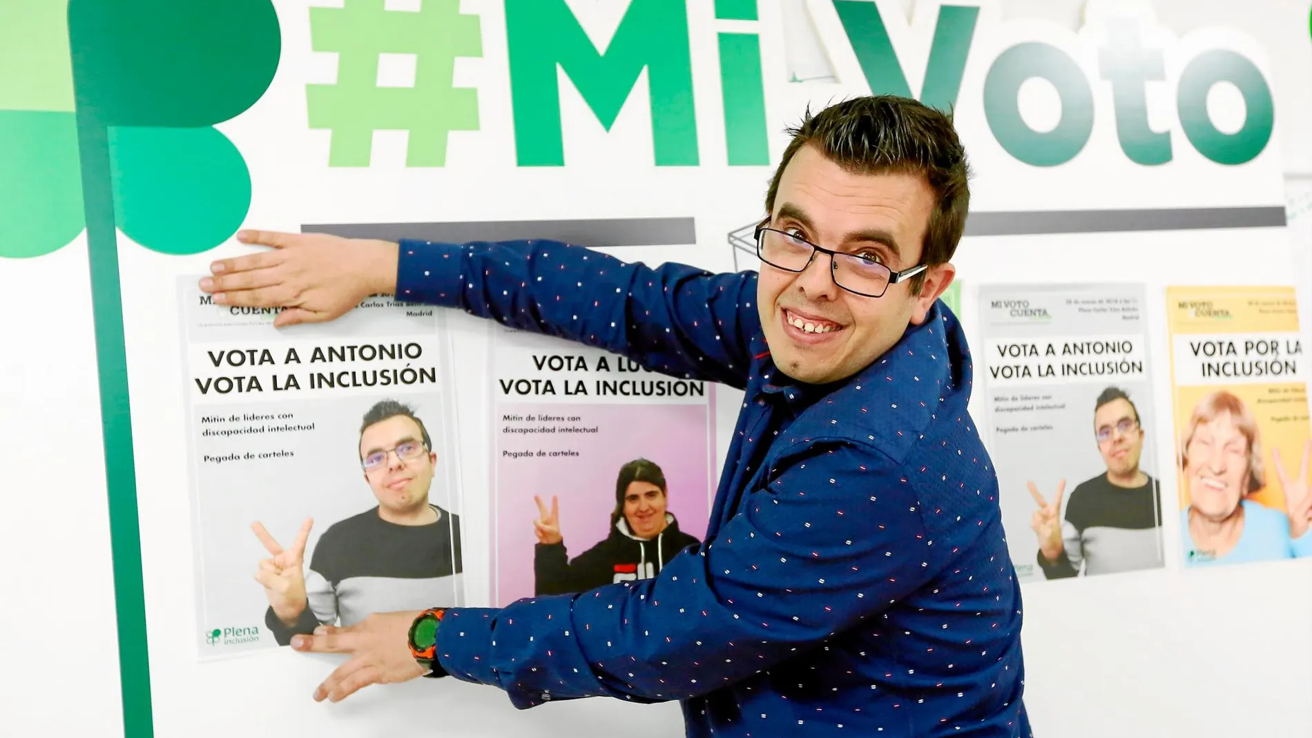 Antonio Hinojosa tiene discapacidad intelectual y acudirá el próximo 28 de abril a votar en su colegio se Leganés