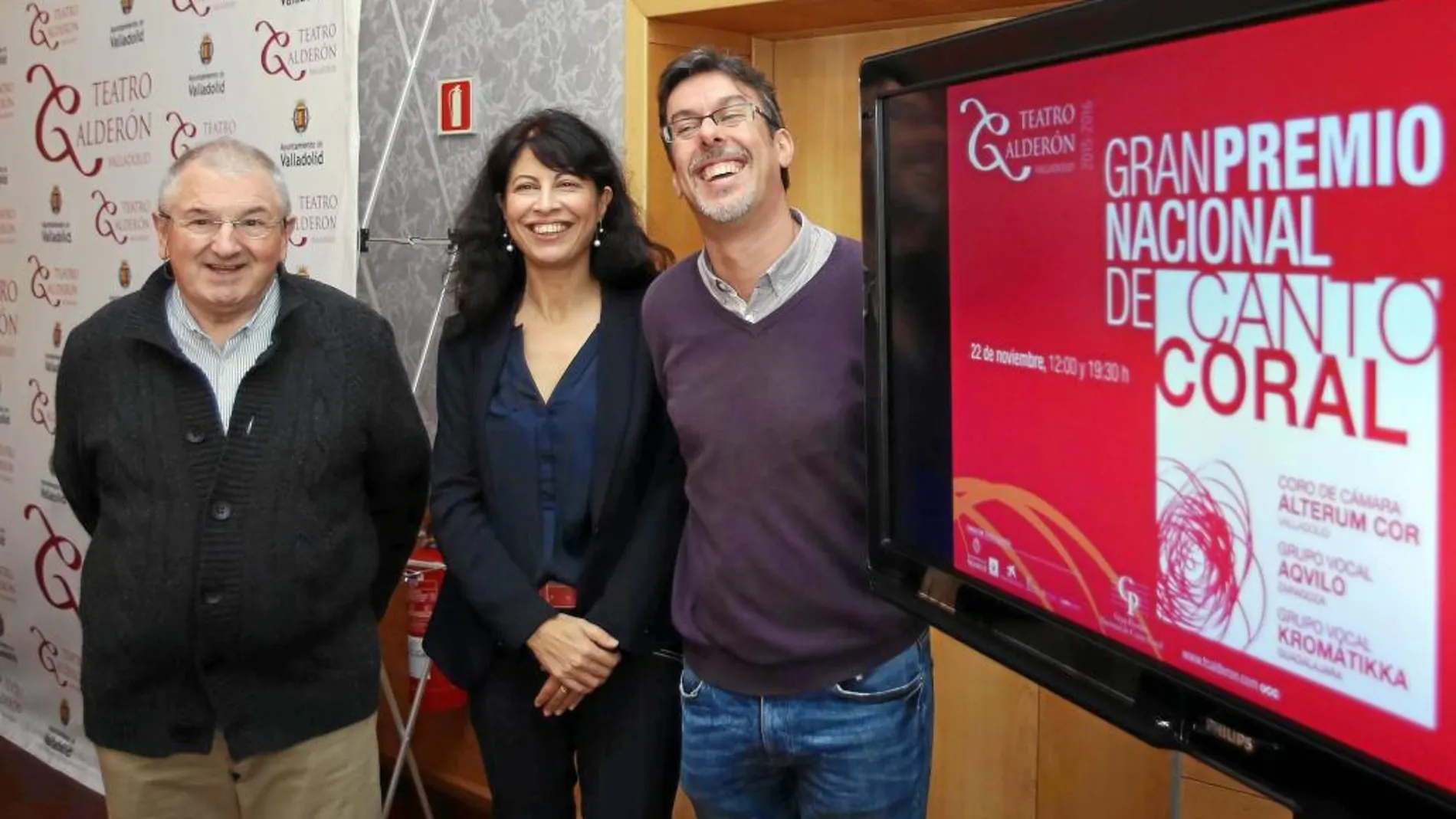 Ana Redondo presenta el certamen junto a José María Ayerdi y Valentín Benavides