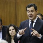 El presidente del PP-A, Juanma Moreno