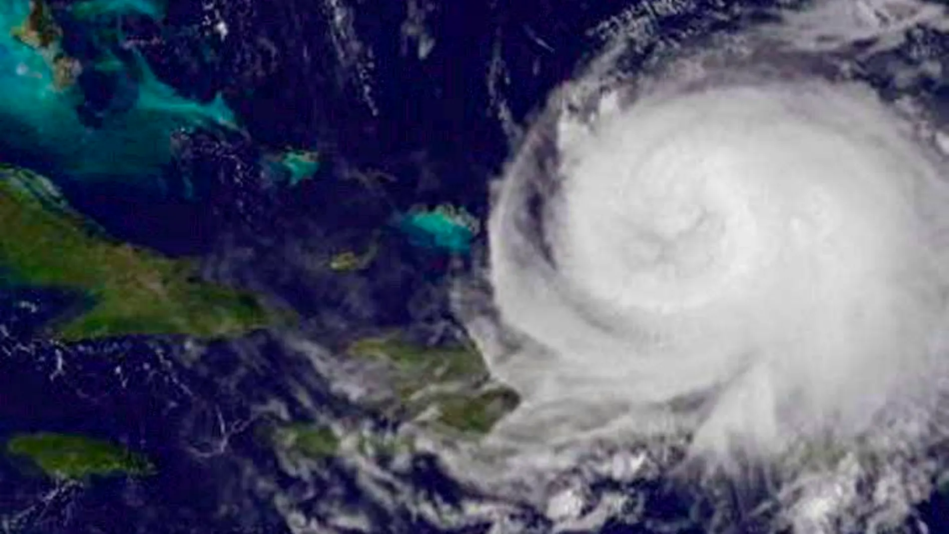 Un huracán en el Caribe, visto por un satélite de la NASA