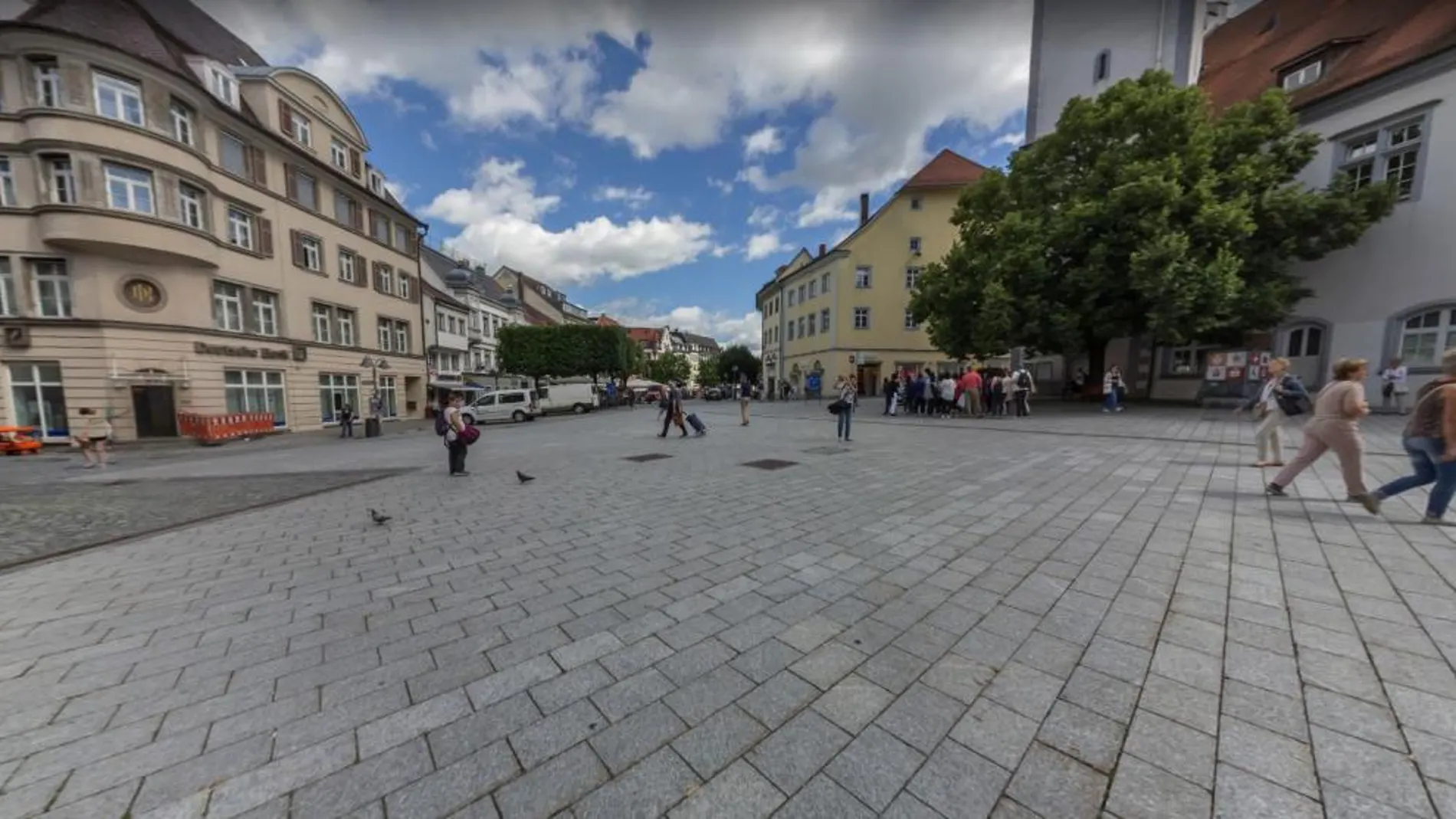 Imagen de la Marienplatz de Ravensburg. (Foto Google)