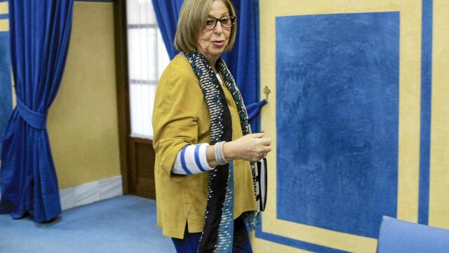 La consejera de Educación, Adelaila de la Calle, en sede parlamentaria