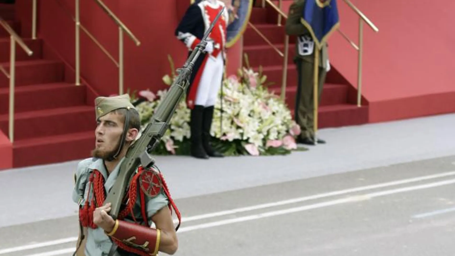 Pepe durante un desfile
