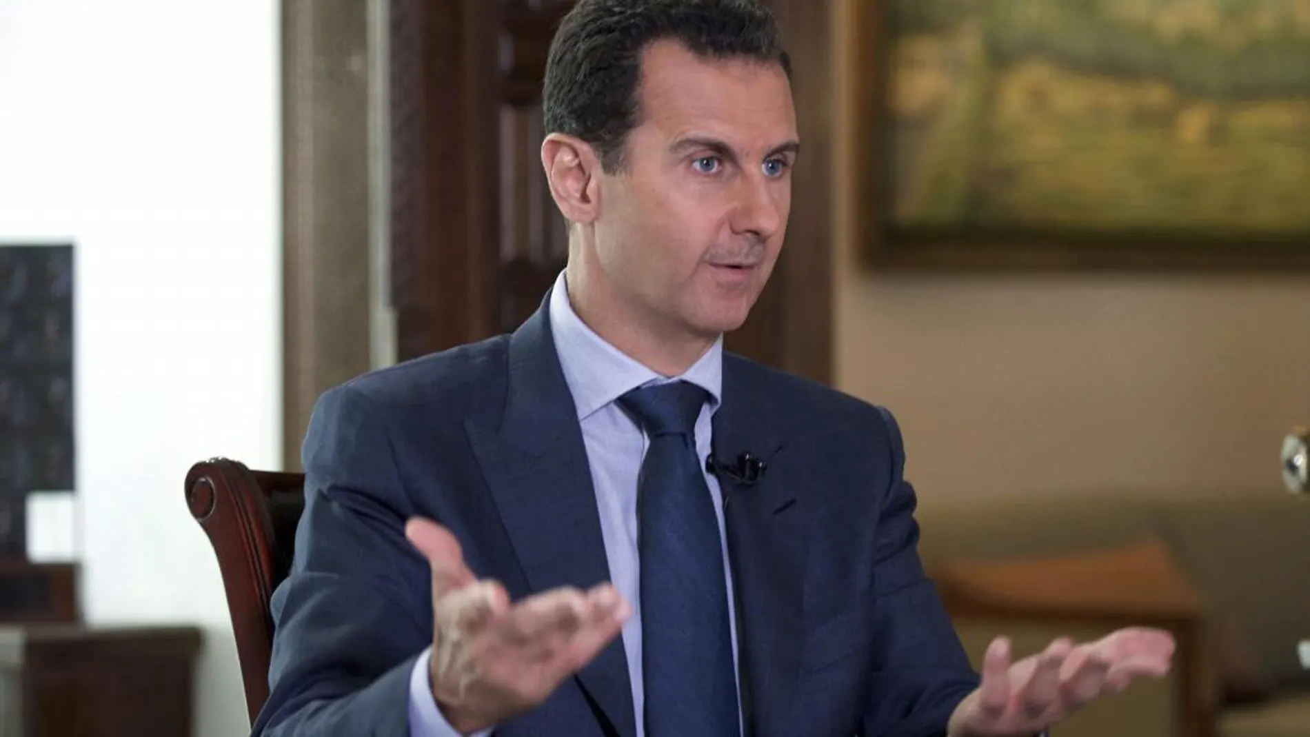 El presidente sirio, Bachar al Asad, durante una entrevista,