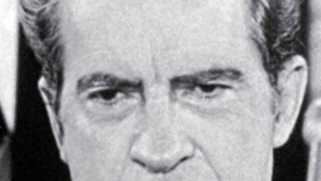 El ex presidente Richard Nixon