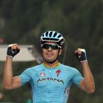 El ciclista español del equipo Astana, Mikel Landa