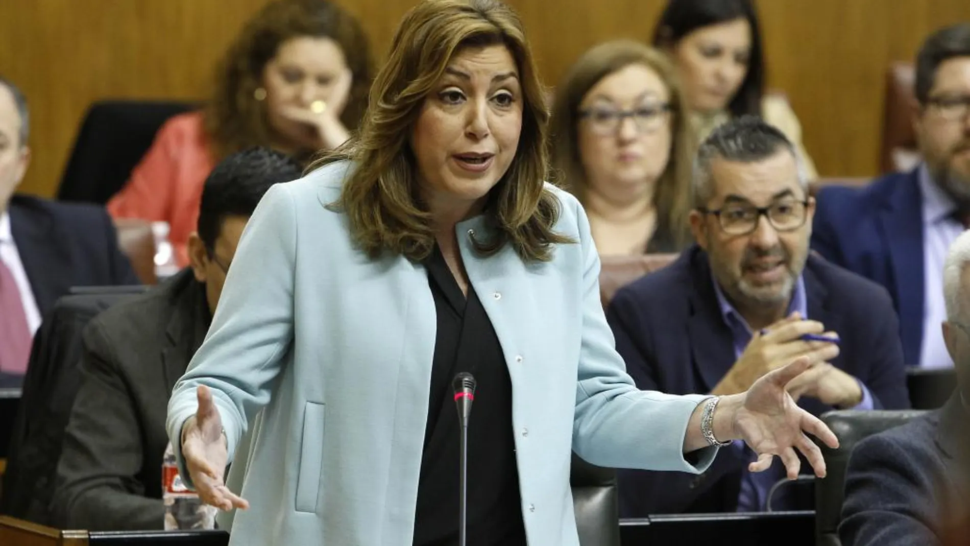 La presidenta de la Junta y líder del PSOE-A, Susana Díaz