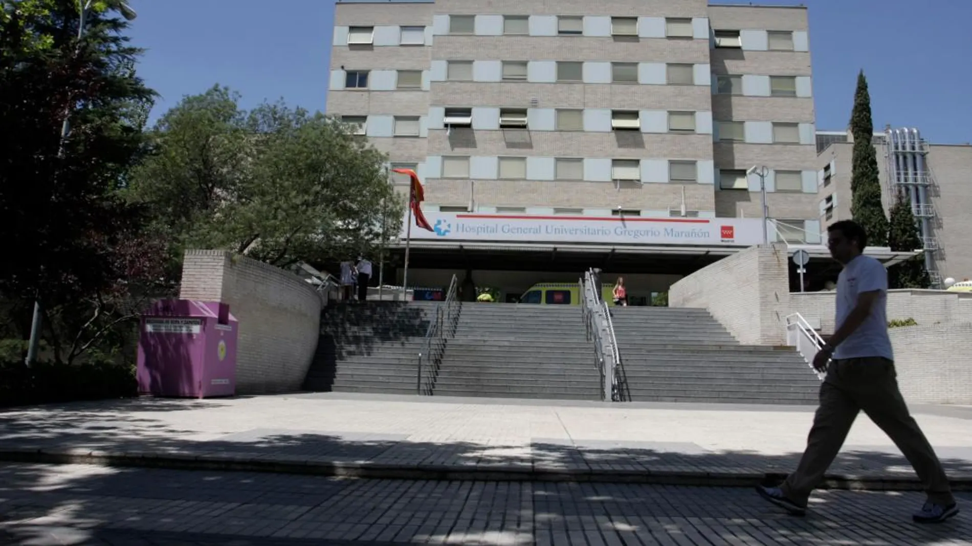 Fachada del hospital Gregorio Marañón de Madrid.